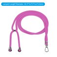 thumbnail image 2 of Unique Bargains Phone Lanyard with Transparent Lanyard Patch, Rose Purple, 1 Pack, 2 of 5