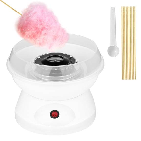 Yeacher Machine Portable pour Bonbons au Coton, Machine de Bureau pour Bonbons au Coton, Machine à Fil Dentaire 450W pour Bonbons avec Éclaboussures