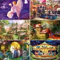 thumbnail image 1 of 1000pcs/set Paper Puzzles Scenery Puzzle for Children Adult Pressure Relief Toys, 1 of 7
