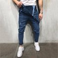 thumbnail image 3 of EGNMCR Men's Pants, Full Length Pants Overalls, Men's Denim Bib Overall, Men's Workout Athletic Pants Mens Washed Bib Overalls Casual Ripped Jumpsuits Rompers Men Pants, 3 of 8