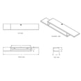 thumbnail image 4 of Asymmetrical Wall Mounted Wood TV Console Entertainment Center 72-inch Gray, 4 of 7