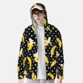 thumbnail image 2 of Lsque Banana Pattern UPF 50+ Lightweight Sun Protection Men's Women's Long Sleeve Shirt, Hoodie Performance -Medium, 2 of 7