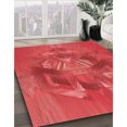 thumbnail image 3 of Ahgly Company Tapis de Zone Carré Orange Lavable en Machine, 8 Pieds Carré, 3 of 7