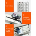 thumbnail image 3 of Cabinet Lock,Locks Public Drawer 3 Color Indicator Modes 3 Color Lock Open Dual Cabinet Lock Color Indicator Power Dual Modes 3 Open Dual Modes Locker Keypad Lock Open Indicator Power Cabinet Dsfen, 3 of 5