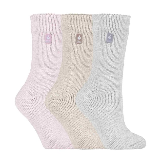 Heat Holders - 3 Pack Multipack Ladies Insulated Thermal Socks for Winter