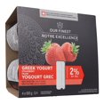 thumbnail image 4 of Our FinestTM 2% M.F. Strawberry Greek Yogurt, 4x100g, 4 of 5