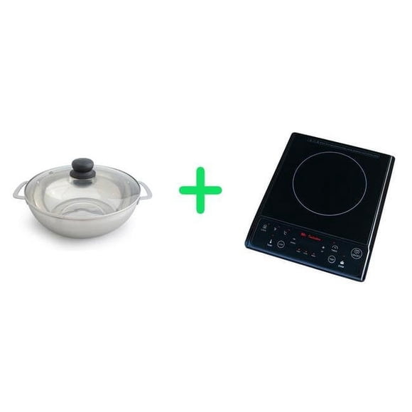 SPT SR-964TB-42B 1300 watts Combination of Induction Cooker Plus Stainless Steel Pot