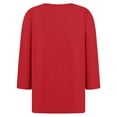 thumbnail image 5 of RXIRUCGD Hauts à Boutons Décontractés Unis pour Femmes, Rouge Melon D\'eau, Taille : 2TG, 5 of 5