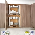 thumbnail image 2 of Rev-A-Shelf 24" Kitchen Pulldown Wall Cabinet Shelf System, Chrome, 5PD-24CRN, 2 of 8