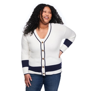 Lane Bryant Women's Plus Colour Block Cardigan