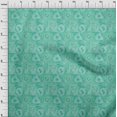 thumbnail image 4 of oneOone Velvet Sea Green Fabric Abstracts Craft Projects Decor Fabric Printed By The Yard 58 Inch Wide, 4 of 5