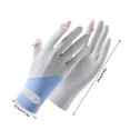 thumbnail image 2 of Riding Gloves Sun Protection Gloves Driving Gloves Women Biking Gloves Women Gloves Secureion for Digit Full Driving Gloves Thin and Breathable Gloves Sun Secureion Gloves Cycling Gloves, 2 of 5