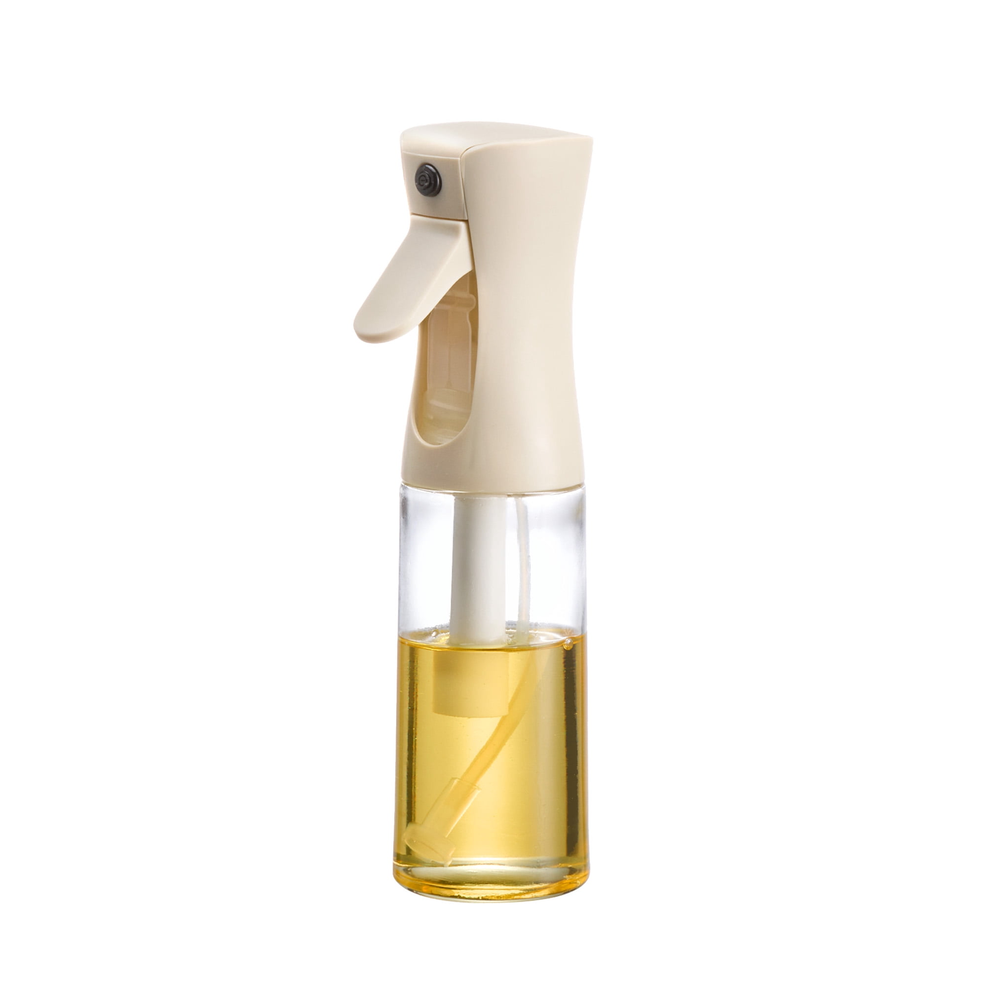 Carote Kitchen Oil Sprayer with Fine Mist & Portion Control, Refillable Glass Olive Oil Cooking Spray Bottle for Air Fryer, Salad, BBQ, 7.5oz