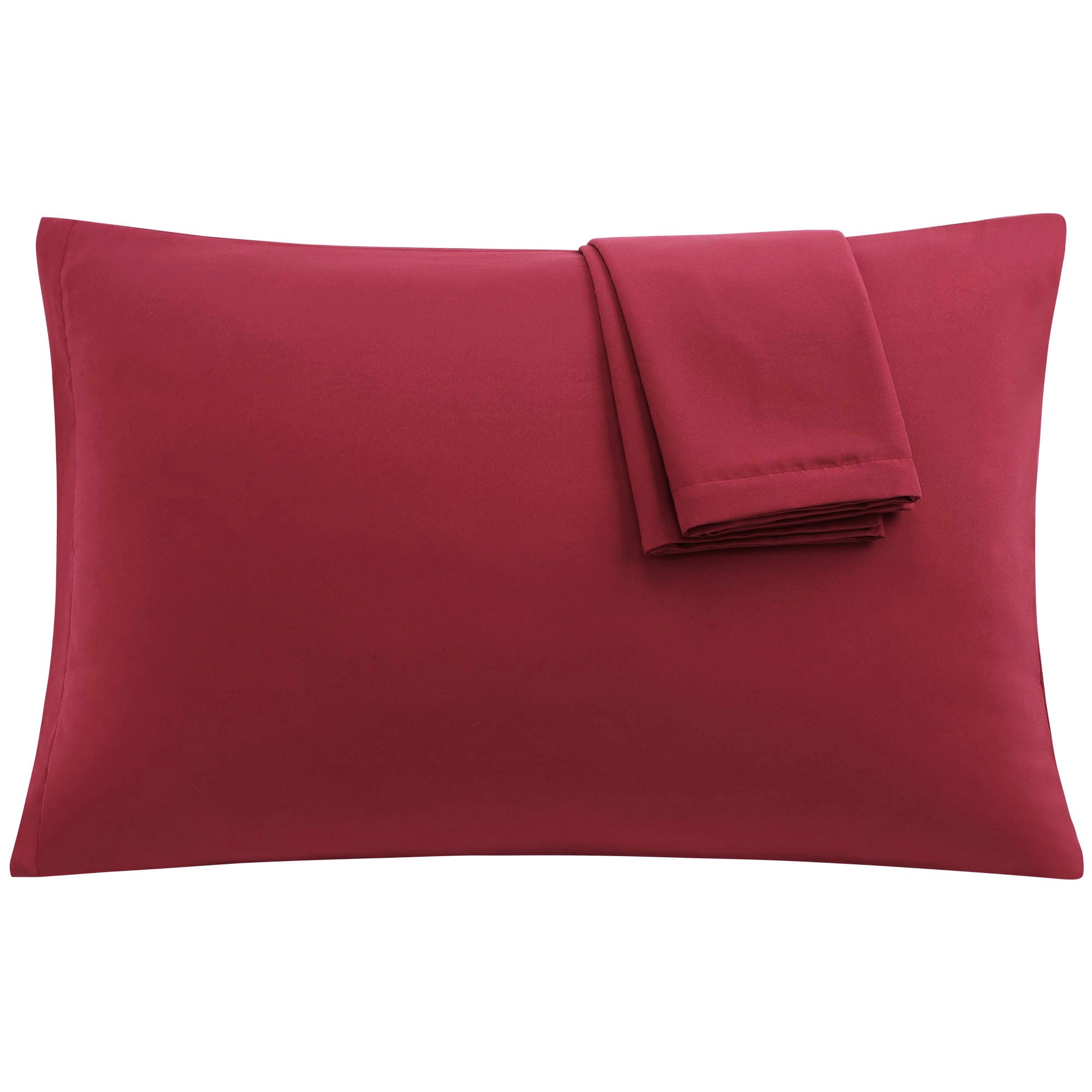 Unique Bargains Taies d'Oreiller en Microfibre 1800 à Fermeture Éclair 2 Pcs
