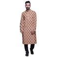 thumbnail image 2 of Atasi Kurta Imprimé pour Hommes Col Mandarin Popeline de Coton Kurta Chemise Décontractée, 2 of 7