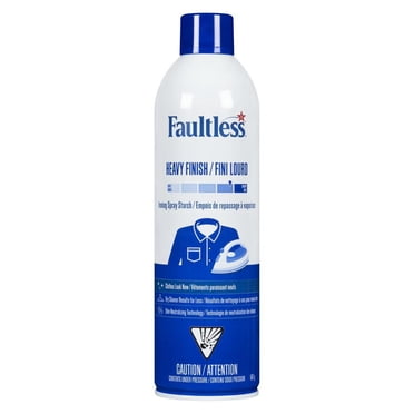 Amidon en spray pour repassage à finition lourde sans défaut, parfum frais