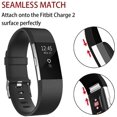 thumbnail image 2 of Replacement Bands Compatible for Fitbit Charge 2, Classic & Special Edition Adjustable Sport Wristbands(Black,L), 2 of 7