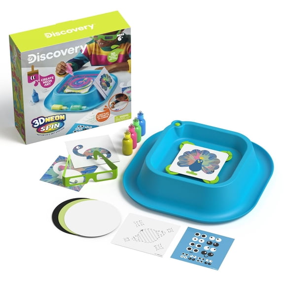 Discovery™ 3D Neon Spin Motorized Art Station