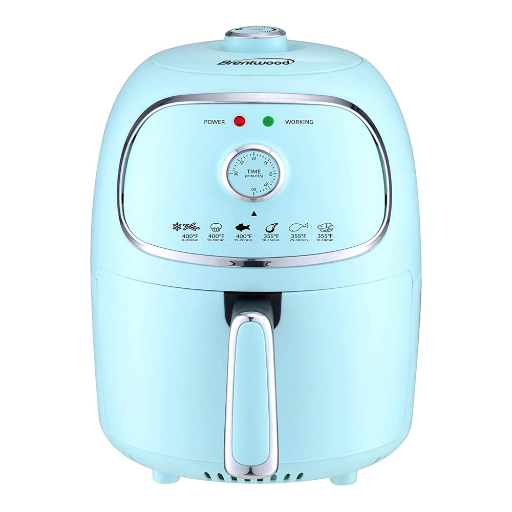 Brentwood 2 Quart Small Electric Air Fryer w/ Timer & Temperature Control