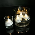 thumbnail image 2 of 12 Pack Realistic and Bright Flickering Bulb Battery Operated Flameless LED Tea Light for Seasonal and Festival Celebration  Pack of 12  Electric Fake Candle Yellow light, 2 of 7