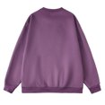 thumbnail image 4 of Hommes Décontracté Col Rond Manches Longues Pull Chandails en Molleton Blouse Couleur Unie, 4 of 4