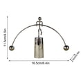 thumbnail image 3 of KTTECTOA Newtons Cradle Steel Balance Fun- Physics Science Development Educational Desk Toy Gift Clearance Cute Stuff Canada Days Sports & Outdoor Play Toys Games, 3 of 3