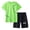 Vert, variante sur Ymyiu Ensembles pour Enfants 2 Pcs Ensemble Sans Manches pour Enfants Respirant Léger Taille Élastique pour Tenues de Sport d'Été Taille 12-13 Ans (Vert, 12-13 Ans)
