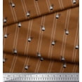 thumbnail image 3 of Soimoi Poly Georgette Fabric Geometric Pine & Stripe Print Fabric by the Yard 42 Inch Wide, 3 of 3