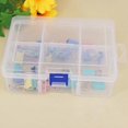thumbnail image 3 of Rectangular Transparent Parts Box Screw Jewelry Plastic Container Home Supply, 3 of 8