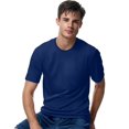 thumbnail image 1 of Hanes Cool DRI TAGLESS Men`s T-Shirt, 2XL, Navy, 1 of 4
