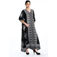 thumbnail image 2 of Caftans Longs pour Femmes, Robe Caftan Grande Taille, Robe de Soirée, Fête, Été, Plage, Robe d'Été, Manches Kimono, Robes Décontractées, 2 of 4