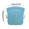 thumbnail image 1 of Sacs de Rangement Alimentaires en Silicone Réutilisables Sac de Rangement en Silicone Sac Scellé pour Collations pour Enfants Sac de Conservation pour Légumes Fruits Lait Sac de Chauffage pour Congélateur Sacs en Silicone Rangement Réutilisable, 1 of 2
