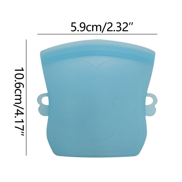Sacs de Rangement Alimentaires en Silicone Réutilisables Sac de Rangement en Silicone Sac Scellé pour Collations pour Enfants Sac de Conservation pour Légumes Fruits Lait Sac de Chauffage pour Congélateur Sacs en Silicone Rangement Réutilisable