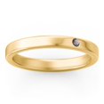 thumbnail image 3 of Stackable Birthstone Ring with Engraving - Smokey Quartz (June), 3 of 7