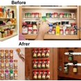 thumbnail image 2 of 4 Strips Spice Racks, Adhesive Spice clip gripper clips, Holds 20 Spice Jars, Extra Strength, 2 of 8