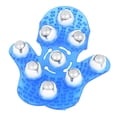 thumbnail image 1 of Gant de Massage pour les Mains à Rouleau en Forme de Paume en Acier PVC 9, Portable, Rotatif, Masseur Portatif à Main, Salon, Outils Relaxants pour Épaules et Pieds, Bleu, 1 of 7