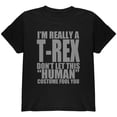 thumbnail image 1 of Halloween Human T-Rex Costume Youth T Shirt, 1 of 1