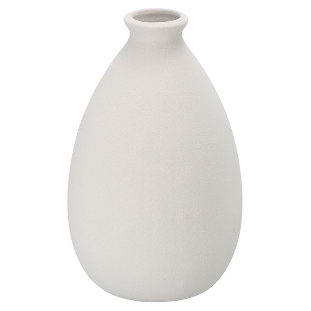 Unique Bargains Flower Vase, Ceramic Vases Matte Small Floral Vases for Home Decor, White