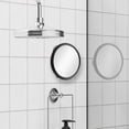 thumbnail image 4 of Era Shire Suction Fogless Mirror with Suction Cups, Black 6in Diameter, 4 of 5