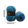 thumbnail image 2 of Colorful Hand Knitting 50g Knitting Crochet Milk Soft Baby Cotton Wool Yarn, 2 of 5