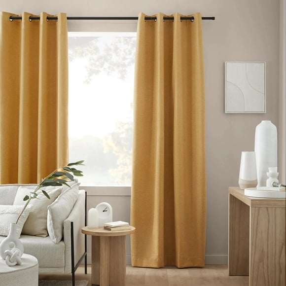 Bouclair Ochre Dion Blackout Curtain 52x96 in (132x244 cm)
