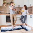thumbnail image 2 of Hearth & Gear Kitchen Carpet (2 ) S Kitchen Carpet Washable Cushion Comfortable Kitchen Carpet Set Light Rug for Bedroom Extra Large Throw Classroom Rug Carpet Rug for Bedroom Knit Blanket with Pom, 2 of 4