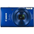 thumbnail image 3 of Canon PowerShot ELPH 190 IS Digital Camera (Blue) (1090C001) + 32GB Card + Case + Card Reader + Flex Tripod + Memory  Wallet + Cleaning Kit + USB Cable, 3 of 8