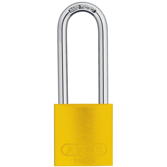 ABUS Cadenas de Verrouillage KD Yellow Manille de 1/4 Po de Diamètre 3 Po"