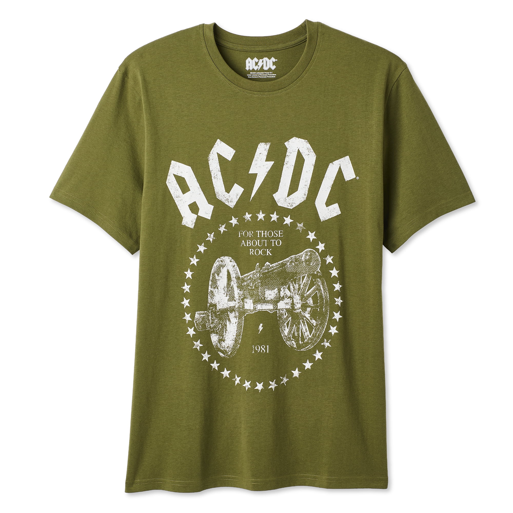 T-shirt à imprimé graphique AC/DC pour hommes