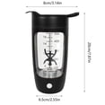 thumbnail image 3 of TIELUTT USB Protein Shake Bottle Shaker Cup Fully Automatic Mixing Cup Rechargeable Diet Glasses Drinking Cups for Kitchen Set Glass World Market Stacking Mugs Cups for Kitchen Mug 12oz, 3 of 4