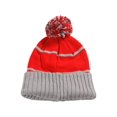 thumbnail image 2 of City Caps Bonnet avec Poignets 2 Tons - Houston - Rouge/gris, 2 of 2