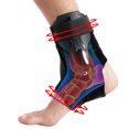 thumbnail image 3 of Ankle Support, Elastic Strap Ergonomic Prevent Sprain Adjustable Ankle Brace Skin Friendly  For Women For Running, 3 of 8