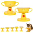 thumbnail image 1 of Bol pour Chat Réglable, Gamelle Surélevée à 30° avec Support Incliné Surélevé/gamelles Empilables/cinq Niveaux de Hauteur Réglables pour Chats et Chatons, Ensemble Ergonomique de Distributeur de Nourriture et d'Eau pour Animaux (ABS+céramique), 1 of 8