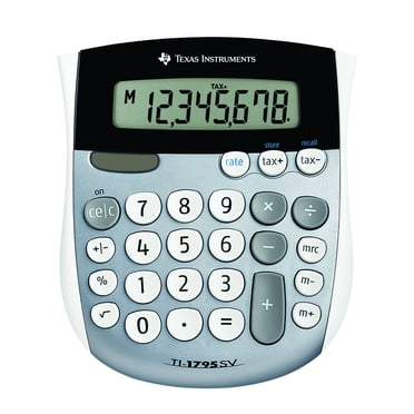 Texas Instruments Calculatrice TI-1795SV SuperView, argentée